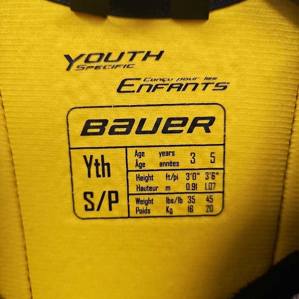 Bauer Supreme 150 Youth Hockey Shoulder Pads, Size Small