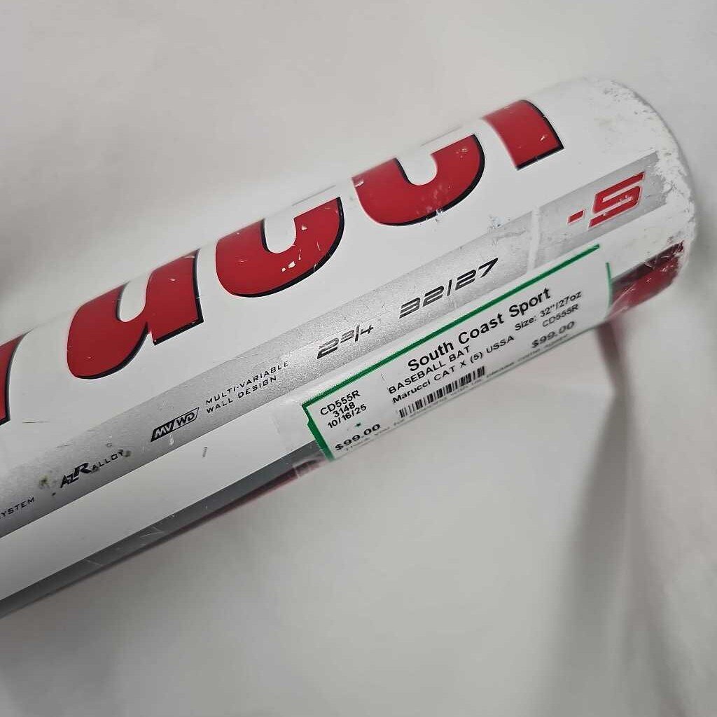 Marucci CAT X (-5) USSSA Baseball Bat, 32/27