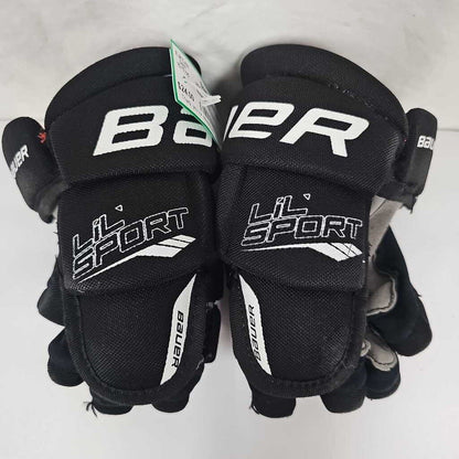 Bauer Lil Sport Youth Hockey Gloves, Size 8"