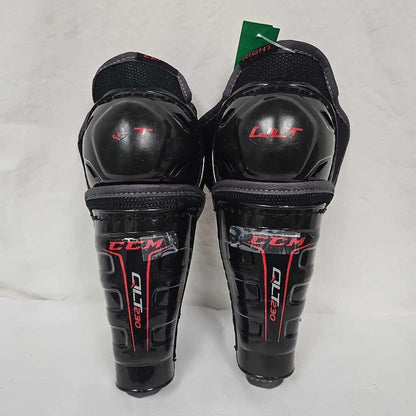 CCM Quicklite QLT 230 Youth Hockey Shin Guards, Size 8"