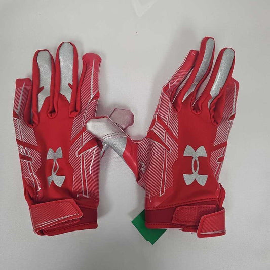 Under Armour F8 Football Gloves, Size Youth Large