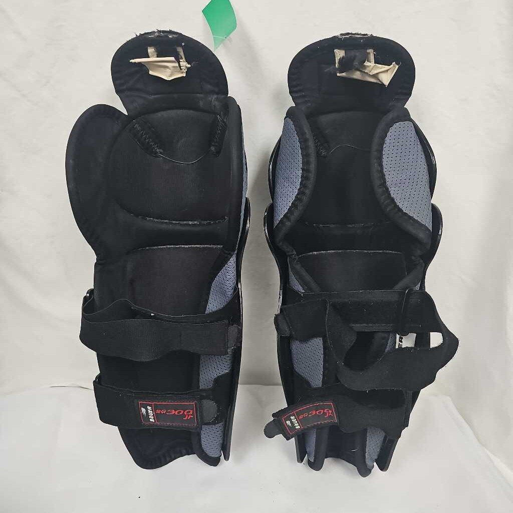 Bauer Impact 300 Junior Hockey Shin Guards, Size 12"