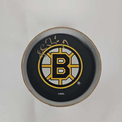 Shawn Bates Autographed Bruins Puck