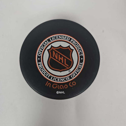 Shawn Bates Autographed Bruins Puck