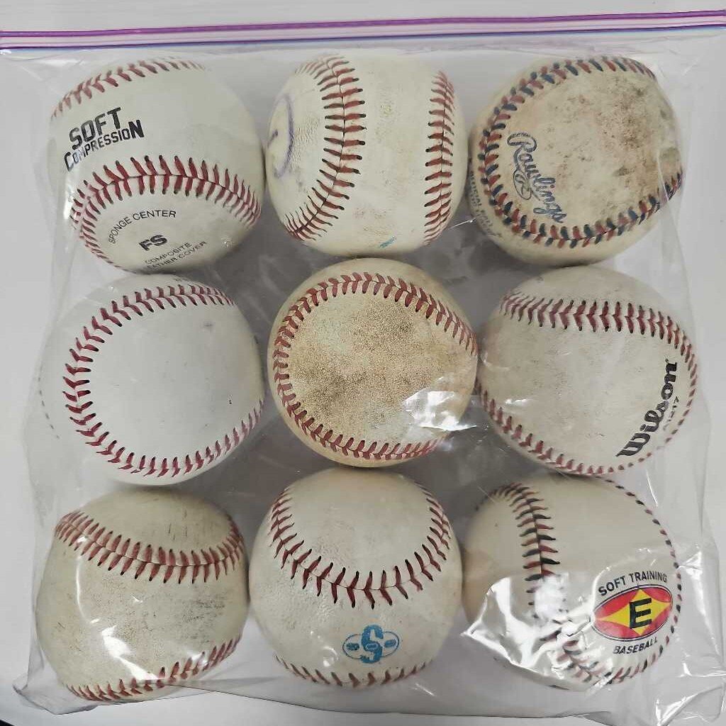 Bag of Soft Touch Tee Balls, 9 pack