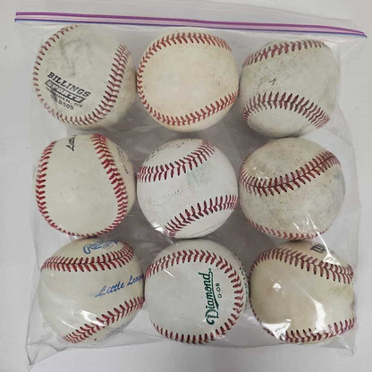 Bag of 9 Baseballs
