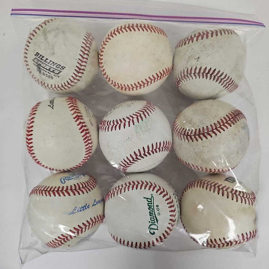 Bag of 9 Baseballs