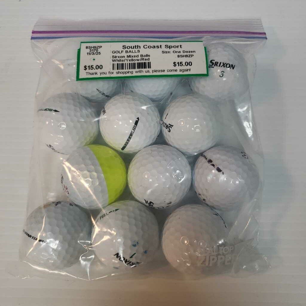 Srixon Mixed Balls - 1 Dozen