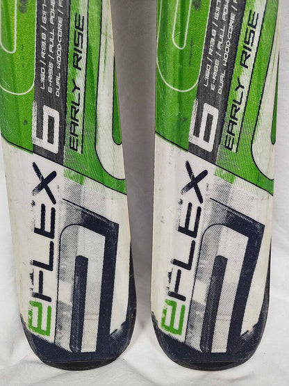 Elan eFlex6 Skis with EL10.0 Bindings, 160cm