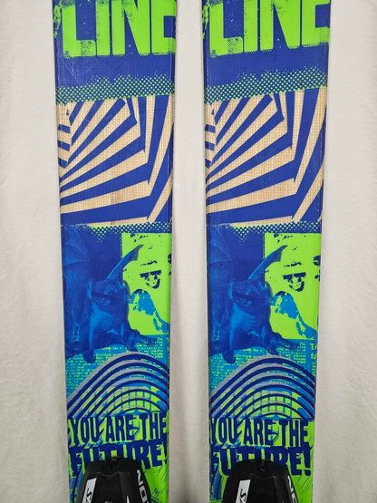 Line Super Hero Skis with Salomon L7 bindings, 143cm