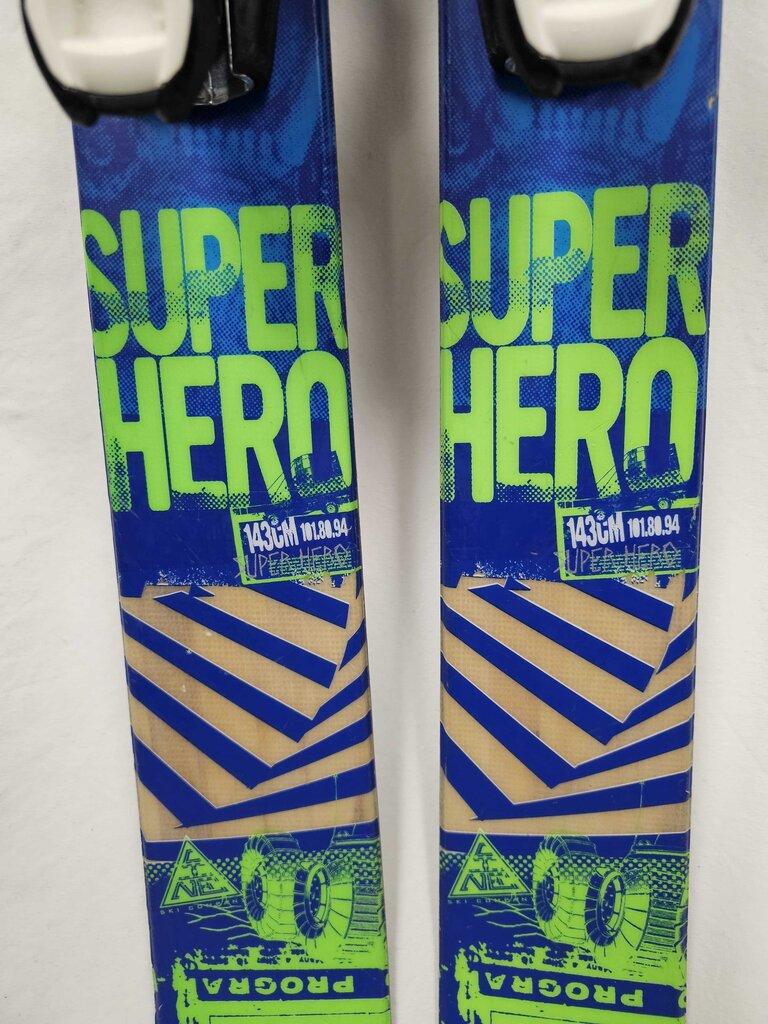 Line Super Hero Skis with Salomon L7 bindings, 143cm