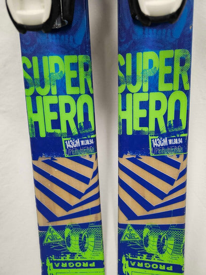 Line Super Hero Skis with Salomon L7 bindings, 143cm