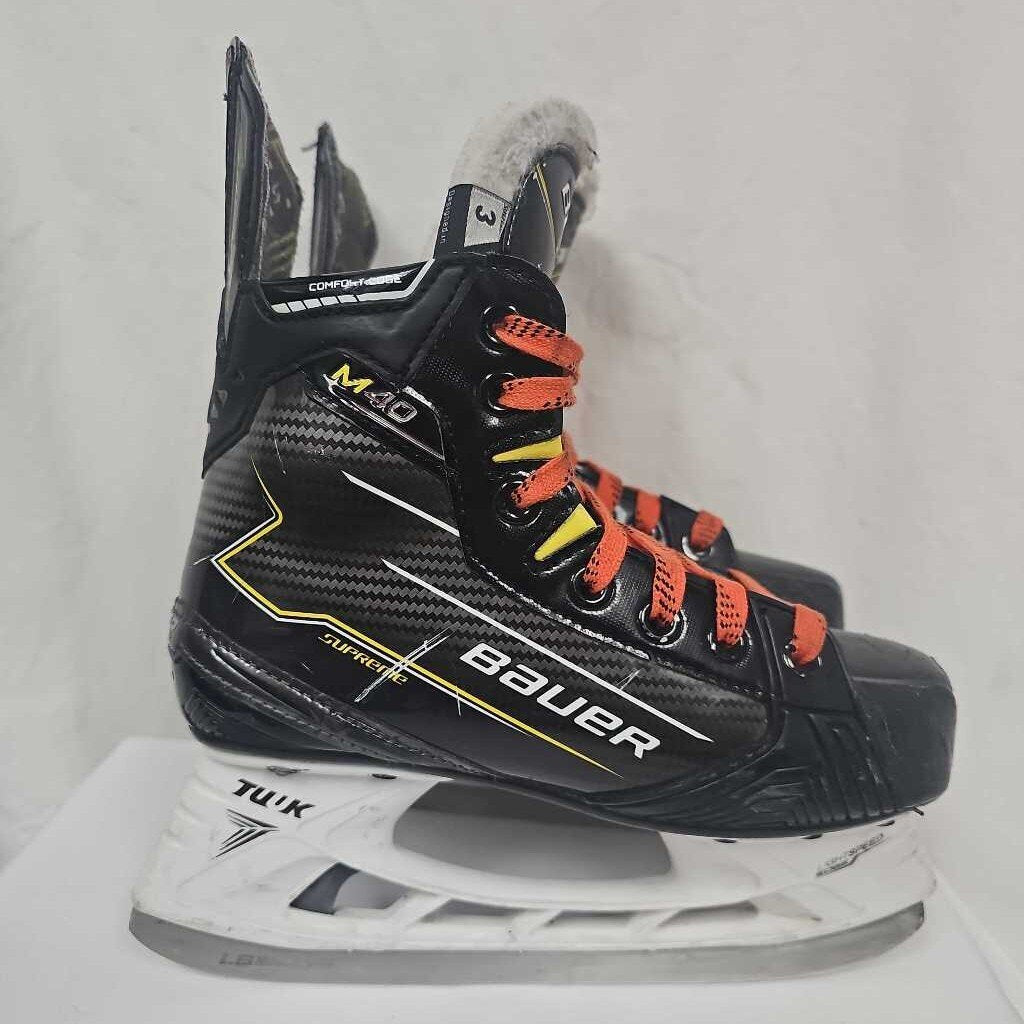 Bauer Supreme M40 Junior Hockey Skates, Size 3