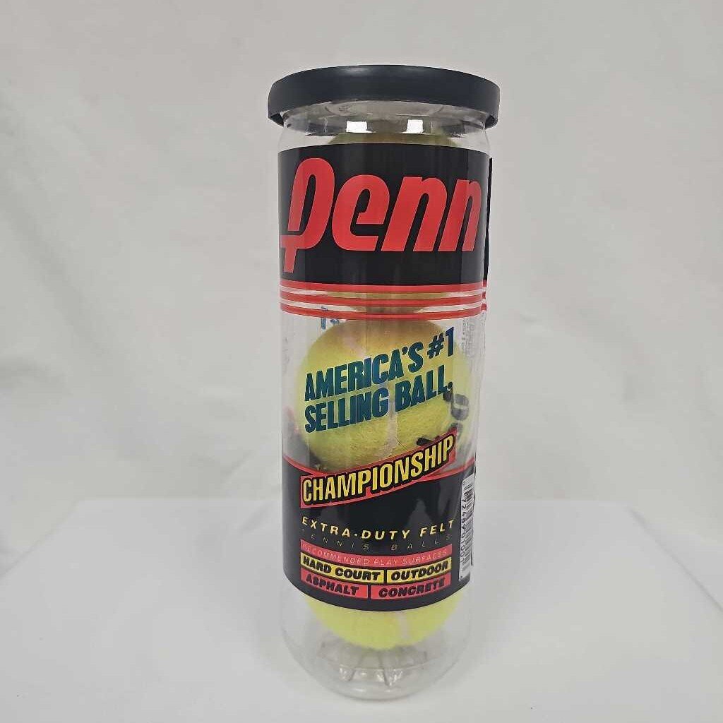 Penn Championship Extra-Duty Tennis balls, 3 pack tube