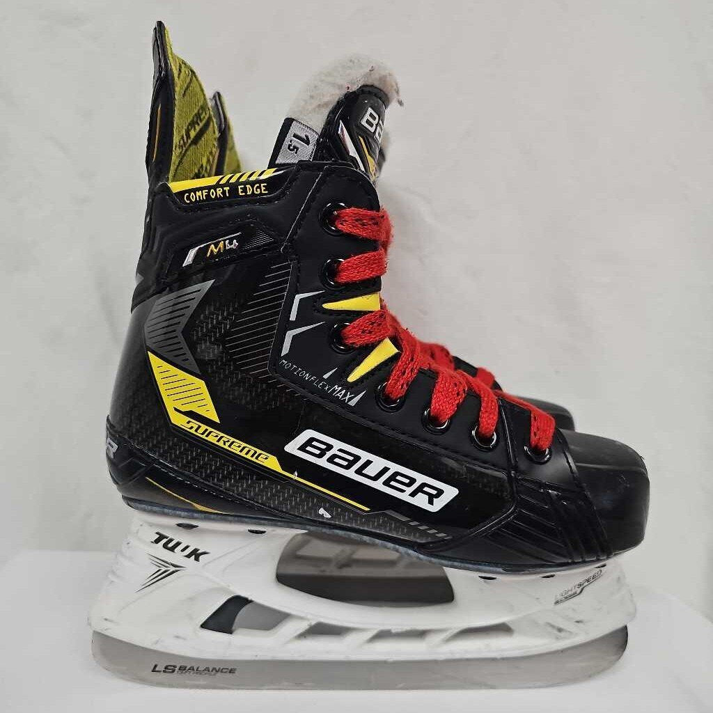 Bauier Supreme M4 Junior Hockey Skates, Size 1.5