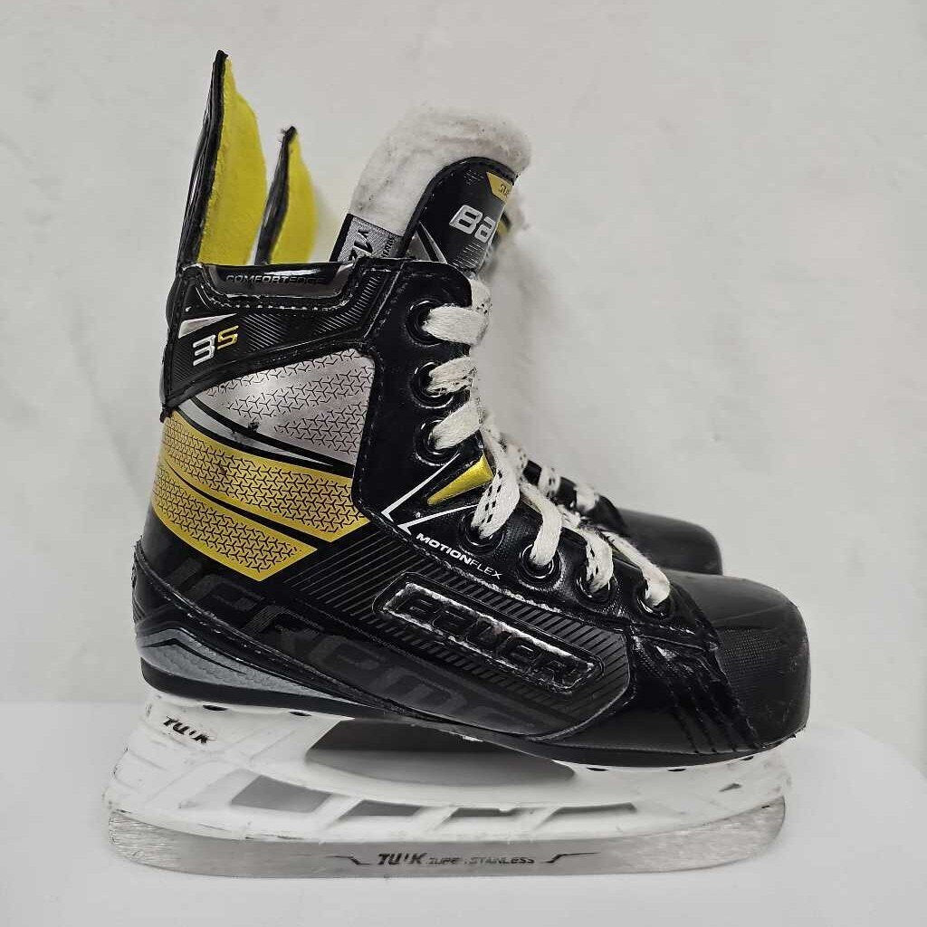 Bauer Supreme 3S Youth Hockey Skates, Size Y12
