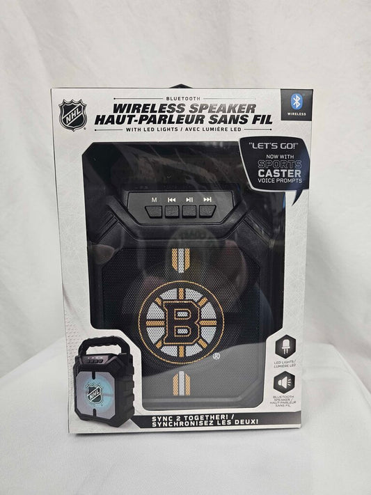 Soar NHL Boston Bruins ShockBox LED Wireless Bluetooth Speaker