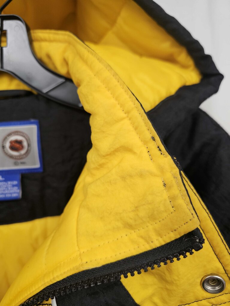 Vintage 90's Bruins Starter Jacket 1/2 Zip Puffer - Size Adult Large