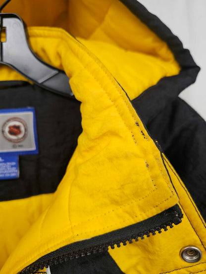 Vintage 90's Bruins Starter Jacket 1/2 Zip Puffer - Size Adult Large