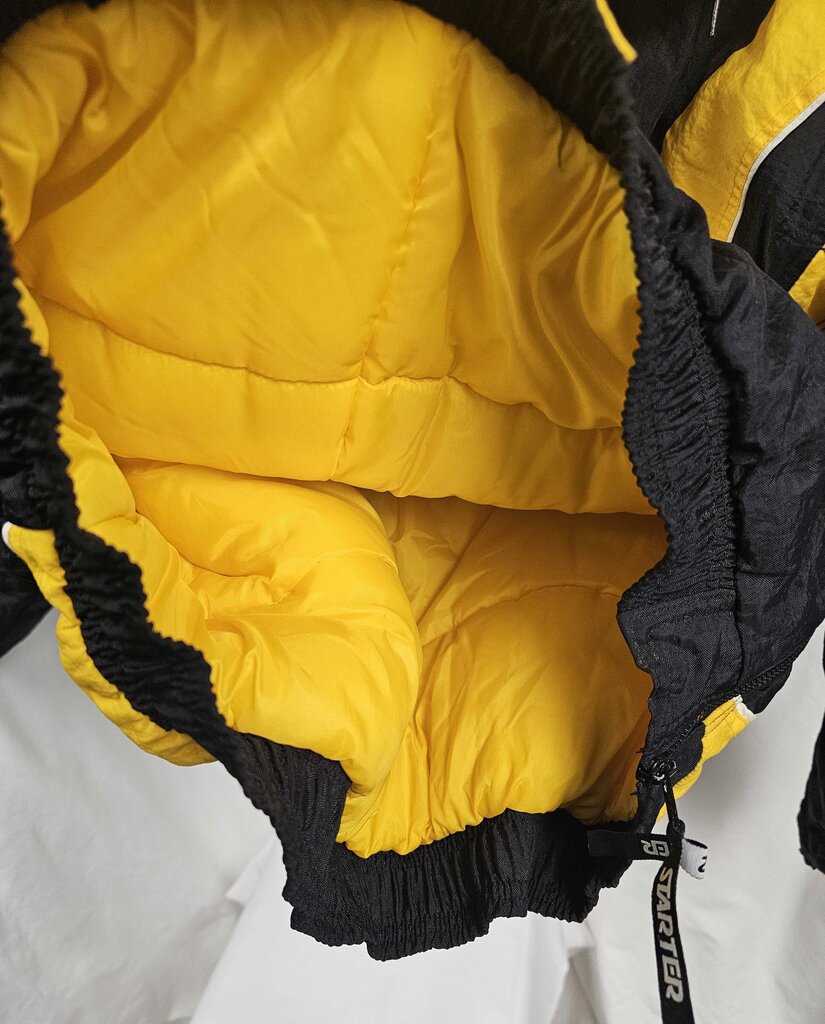 Vintage 90's Bruins Starter Jacket 1/2 Zip Puffer - Size Adult Large