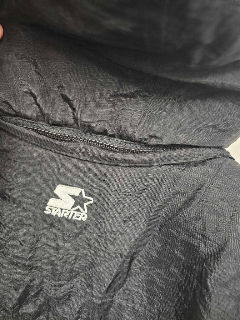 Vintage 90's Bruins Starter Jacket 1/2 Zip Puffer - Size Adult Large