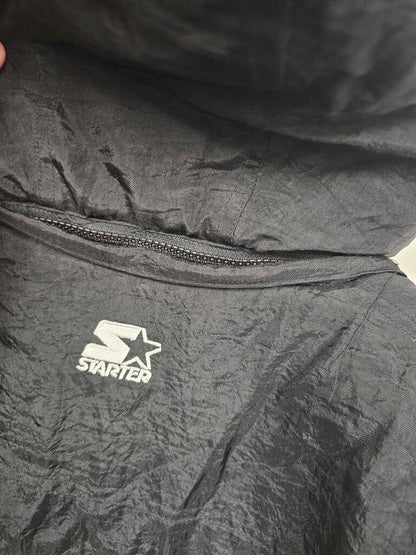 Vintage 90's Bruins Starter Jacket 1/2 Zip Puffer - Size Adult Large