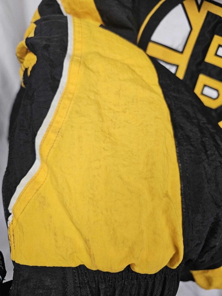 Vintage 90's Bruins Starter Jacket 1/2 Zip Puffer - Size Adult Large