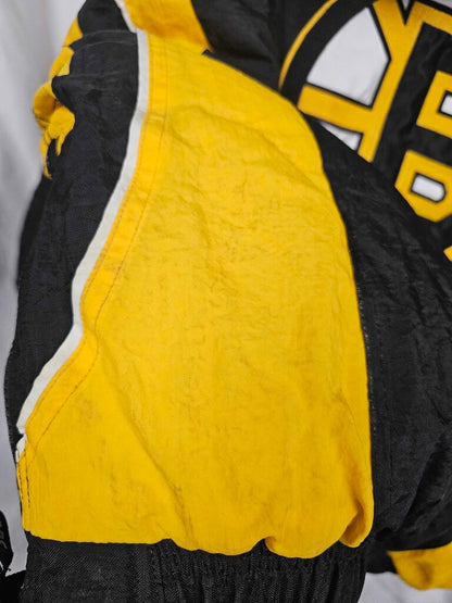 Vintage 90's Bruins Starter Jacket 1/2 Zip Puffer - Size Adult Large