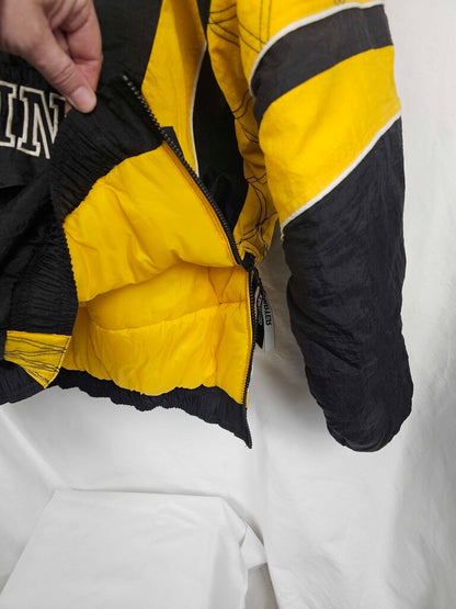 Vintage 90's Bruins Starter Jacket 1/2 Zip Puffer - Size Adult Large