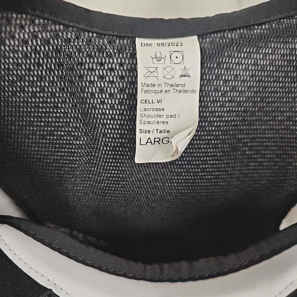 STX Cell 6 Lacrosse Shoulder Pads - Size Large