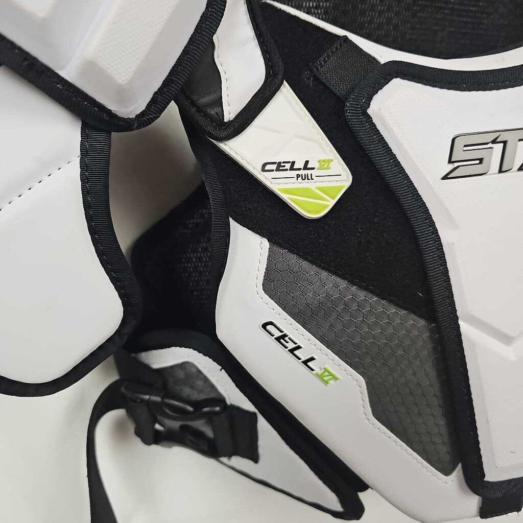 STX Cell 6 Lacrosse Shoulder Pads - Size Large
