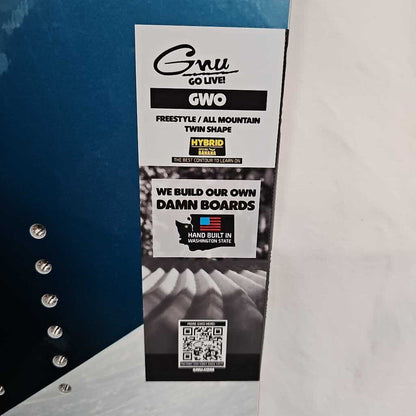 GNU GWO (New World Order) | '24 | 156W | Freestyle - All Mountain Twin Snowboard