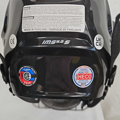 Bauer IMS 5.0 Hockey Helmet Combo - Small