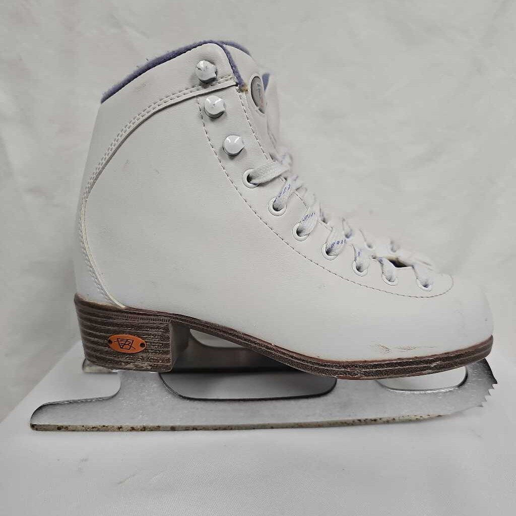 Riedell 13 Sparkle Girls Figure Skates, Size 3
