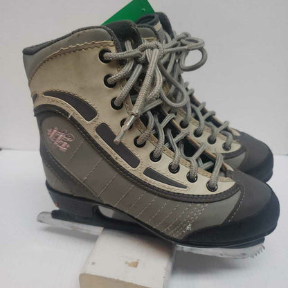 CCM C5 60 Figure Skates Grey Size 4