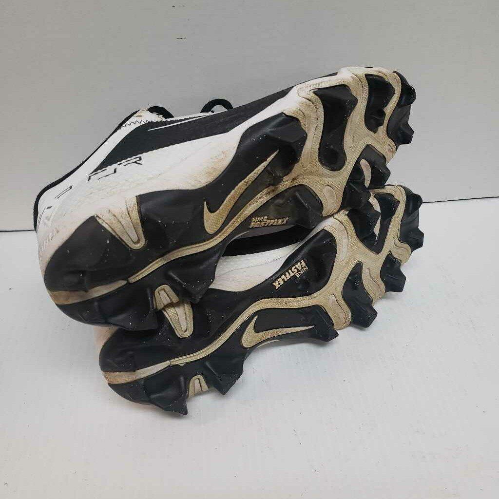 Nike Vapor Fastflex Baseball/Softball Cleats Black/White Size 7