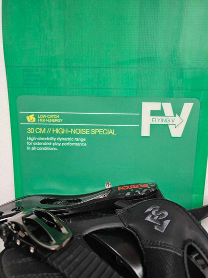 '13 Burton Custom Smalls 30 Snowboard w/ '12 Burton Freestyle One-Up Bindings | 130cm | Flying V | True-Twin