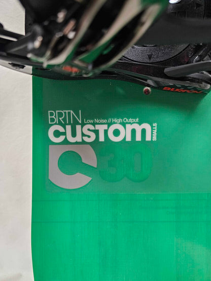 '13 Burton Custom Smalls 30 Snowboard w/ '12 Burton Freestyle One-Up Bindings | 130cm | Flying V | True-Twin