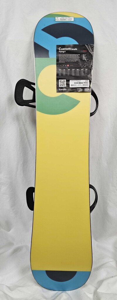 '13 Burton Custom Smalls 30 Snowboard w/ '12 Burton Freestyle One-Up Bindings | 130cm | Flying V | True-Twin