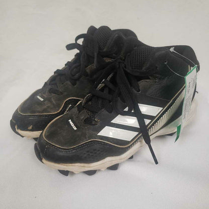 Adidas Icon Ironskin Baseball/Softball Cleats Black/White Size Y13