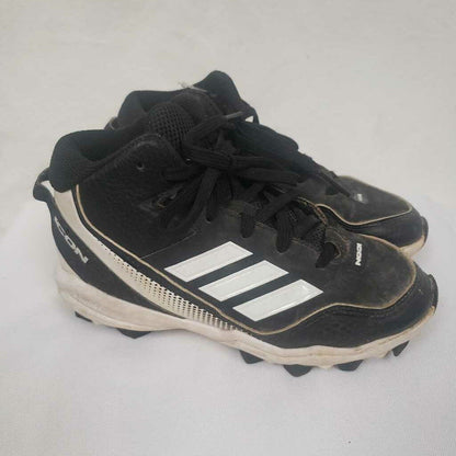 Adidas Icon Ironskin Baseball/Softball Cleats Black/White Size Y13
