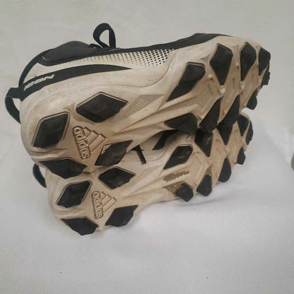 Adidas Icon Ironskin Baseball/Softball Cleats Black/White Size Y13