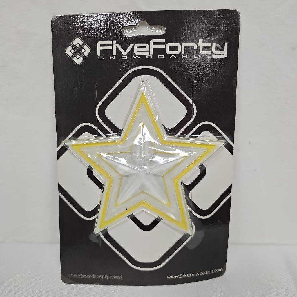 FiveForty Snowboards Stomp Pad | Star | Yellow