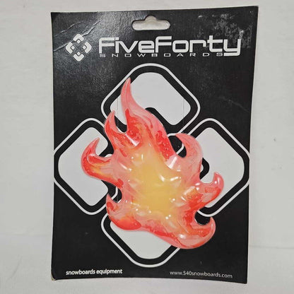FiveForty Snowboards Stomp Pad | Flame | Red/Yellow