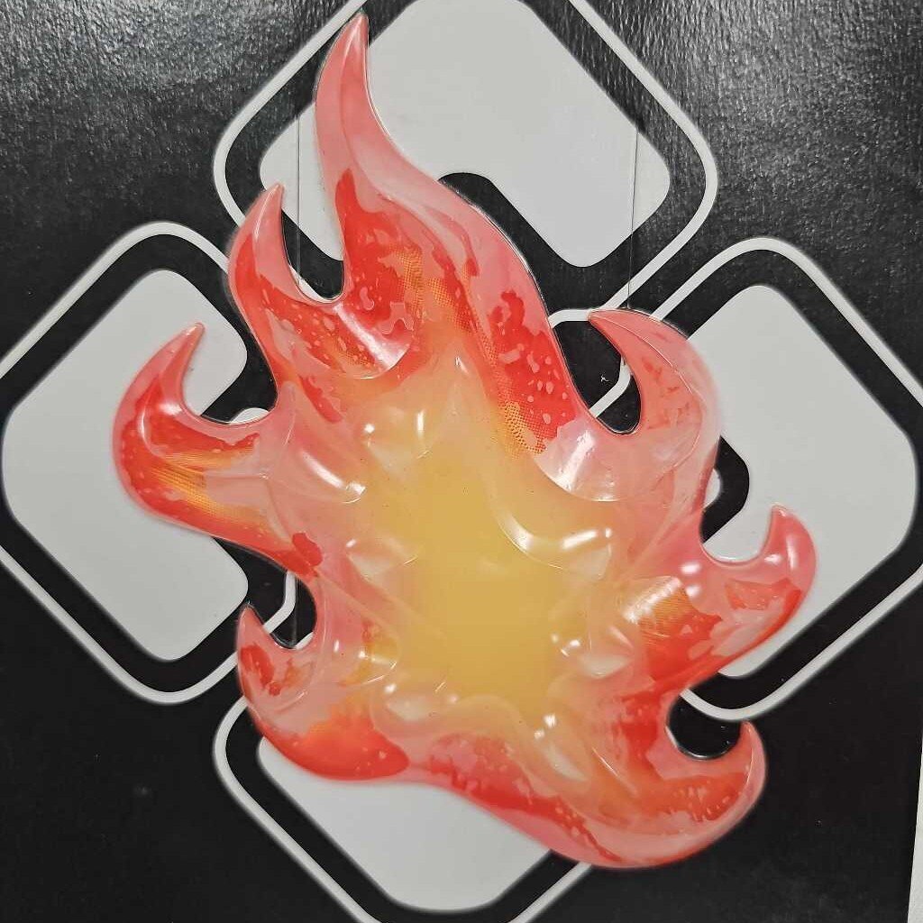 FiveForty Snowboards Stomp Pad | Flame | Red/Yellow