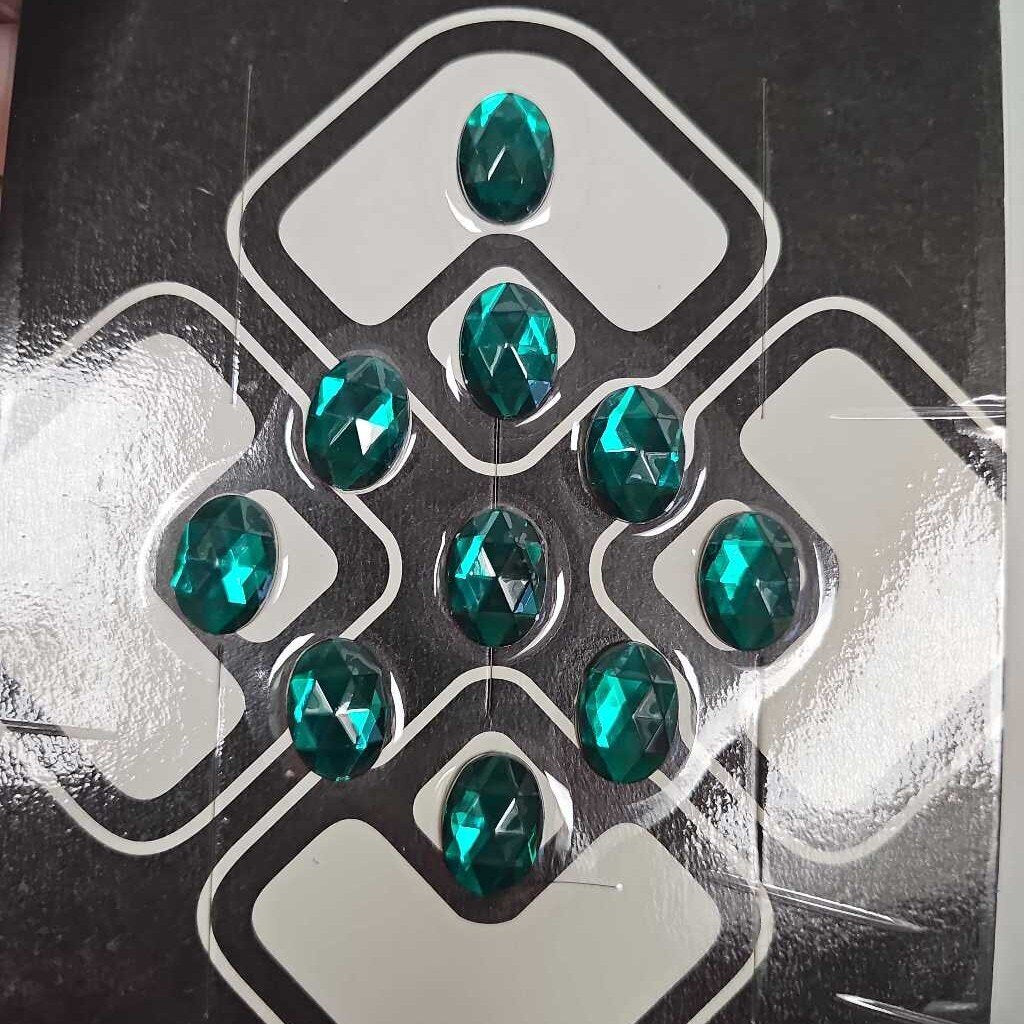 FiveForty Snowboards Stomp Pad | Green Oval Gems 10ct