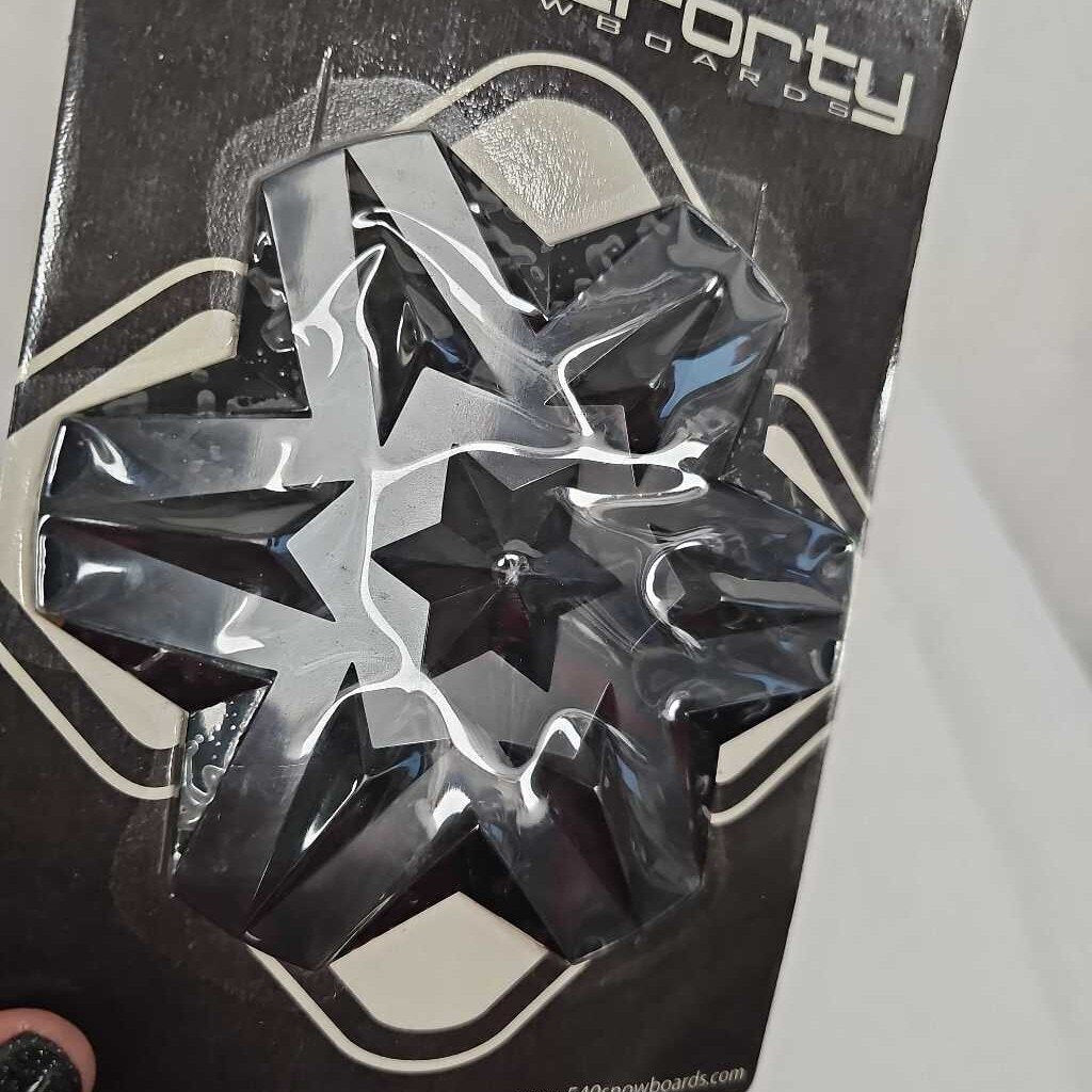 FiveForty Snowboards Stomp Pad | Black 6 Point Star