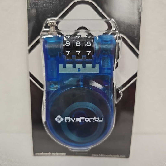 FiveForty Snowboards 24" Retractable Ski/Snowboard Lock | Blue