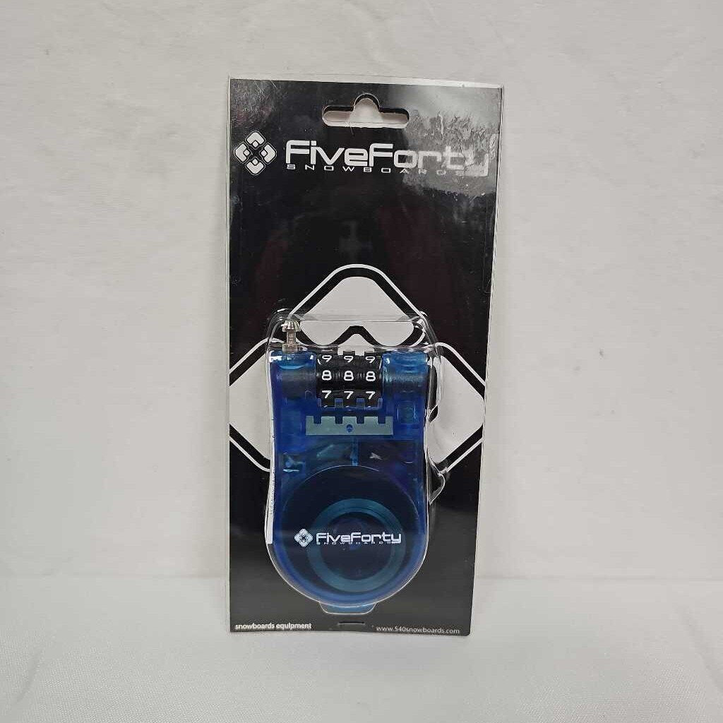 FiveForty Snowboards 24" Retractable Ski/Snowboard Lock | Blue