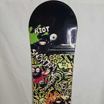 SnowJam Riot Kid's Snowboard | 110cm | Directional Twin | Freestyle/All-Mountain | Camber